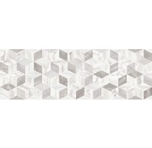 Wandfliese Ragno Imperial tangram bianco 30x90cm