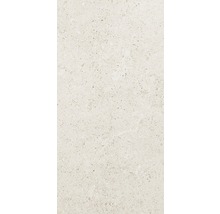 Helle Keramikfliese mit gesprenkelter Oberfläche