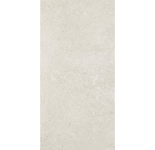 Helle, rechteckige Bodenfliese mit unregelmäßiger Textur