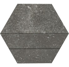 Feinsteinzeugmosaik Ragno Lunar 3D grey 29x33,5 cm