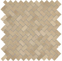 Mosaikfliese im Fischgrätmuster