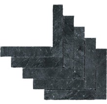 Feinsteinzeugmosaik Marazzi Mystone Ardesia antracite 44,9x61,6cm