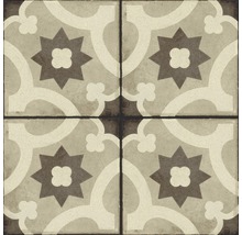 Dekorative Bodenfliesen mit Sternmuster