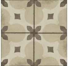 Quadratische Fliesen mit geometrischem Muster