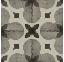 Muster aus Bodenfliesen mit geometrischem Design