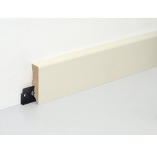 Sockelleiste aus Holz mit Befestigungsclip