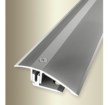 Silbernes Übergangsprofil für Bodenbeläge