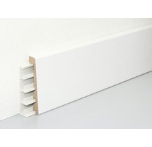 Sockelleiste aus Holzwerkstoff mit Clipbefestigung