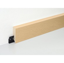 Sockelleiste aus Holz mit Befestigungsclip