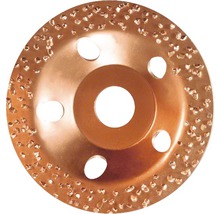 Schleifteller mit grober Oberfläche und Aussparungen