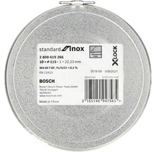 X-LOCK Standard for Inox Dose Trennscheibe gerade WA 60 T BF, 10 x 115 x 1 x 22.