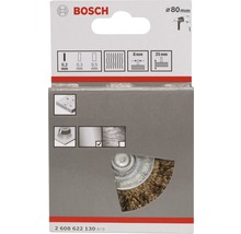 Bosch Logo Drahtbürste, Durchmesser 80 Millimeter