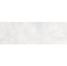 Steingut Wandfliese Endless White 30x90cm rektifiziert