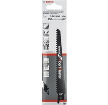 Bosch S641HM Stichsägeblatt im 2er-Pack, 150 x 19 x 1,25 Millimeter