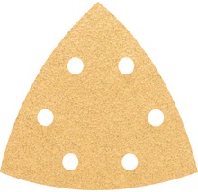 Dreieckiges Schleifpapier mit sechs Löchern für Schleifarbeiten
