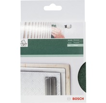 Bosch Schleifvlies-Sortiment zur Oberflächenbearbeitung in verschiedenen Materialien.