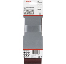 Bosch X440 Schleifband für Holz und Farbe, Körnung 60, Größe 75 x 533 Millimeter