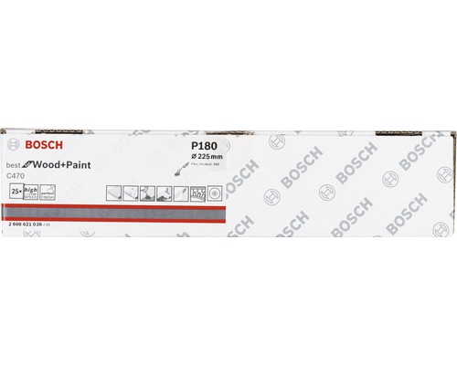 Schleifblatt C470, Ø 225 mm, K180, 25er-Pack,Best for Wood and Paint