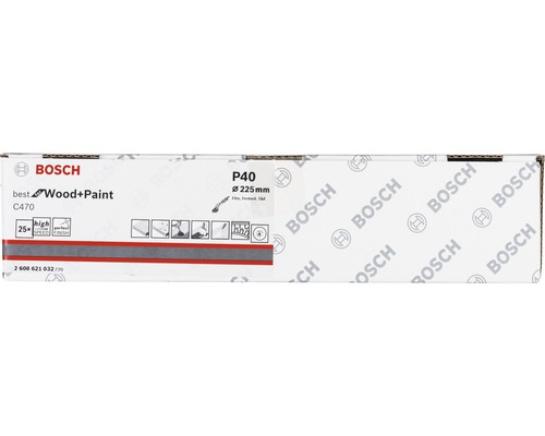 Schleifblatt C470, Ø 225 mm, K40, 25er-Pack,Best for Wood and Paint