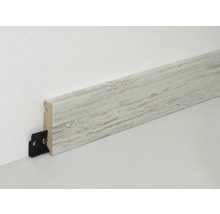 Sockelleiste mit Befestigungsclip zur Wandmontage