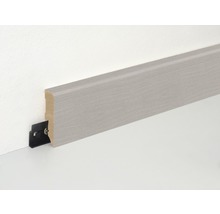 Sockelleiste aus Holz mit Befestigungsclip