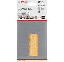Bosch Schleifblatt P40 für Holz und Farbe, 10 Stück