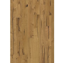 Helles Eichenparkett mit Astlöchern und Maserung