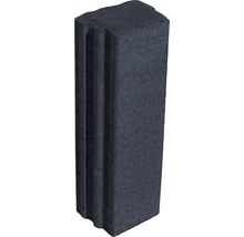 Grauer Palisadenstein aus Beton