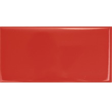 Metro-Fliese Plaqueta Rot glänzend 10x20cm