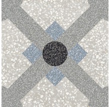 Dekorative Bodenfliese mit Terrazzomuster