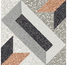 Dekorative Bodenfliese mit geometrischem Muster