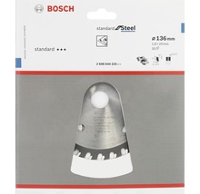Bosch Tauchsägeblatt Standard für Stahl, Durchmesser 136 Millimeter