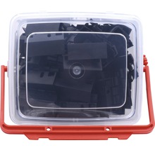 Fliesen Nivelliersystem Zuglaschen in transparenter Box