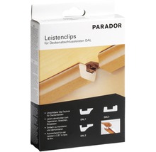 Parador Leistenclips für Deckenabschlussleisten DAL in einer Verpackung