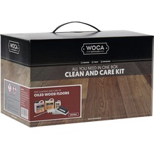 WOCA Holzbodenseifen Reinigungs- und Pflegeset für geölte Holzböden