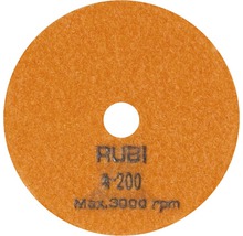 Polierpad mit maximal 3000 Umdrehungen pro Minute