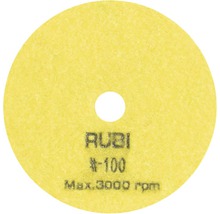 Rubi Polierpad Korn 100 mit maximal 3000 Umdrehungen pro Minute