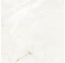 Wand- und Bodenfliese Bianco Cristal 60x60 cm rektifiziert