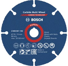 Bosch Trennscheibe Carbide Multiwheel Expert Ø 76x10 mm