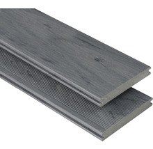 Terrassendielen aus Holzverbundwerkstoff mit geriffelter Oberfläche