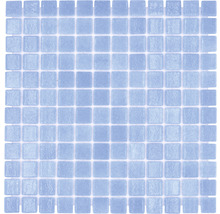 Glasmosaik VP110PUR für Poolbau blau 31,6x31,6 cm