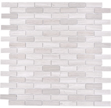 Natursteinmosaik Selbstklebend SAM 4NM72 Marmor grau 30x30,5 cm