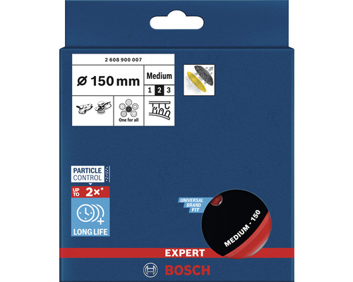 Schleifblatt Multiloch-Pad mittel Bosch, Ø 150 mm