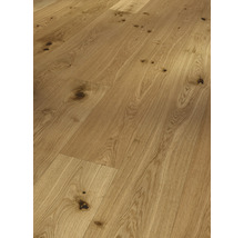 Verlegung von Eichenparkett mit Astlöchern