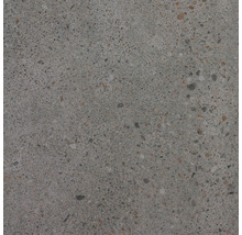 Nahaufnahme einer Betonsteinplatte mit feiner Zuschlagstoffverteilung für den Einsatz im Bauwesen.