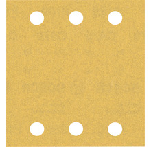 Schleifpapier mit sechs Löchern