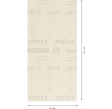 Bosch Expert Schleifblatt, Körnung 180, Abmessungen 93 mm mal 186 mm
