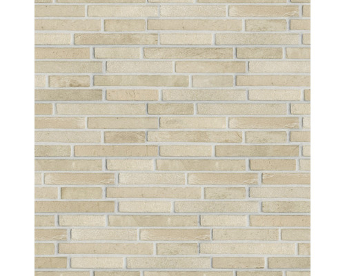 Feinsteinzeug Verblendstein Klimex UltraStrong Long Brick Sahara creme 40x16,6 cm