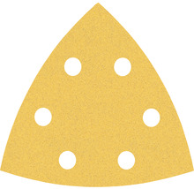 Dreieckiges Schleifpapier mit sechs Löchern