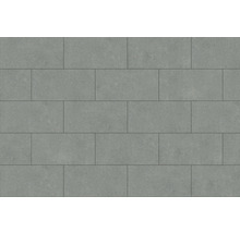 Graue Pflastersteine im Mauerverband